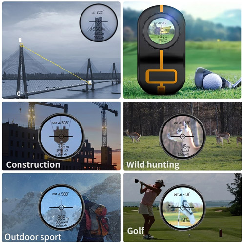 Máy Đo Khoảng Cách Laser Sndway SW-600A đo xa 600m